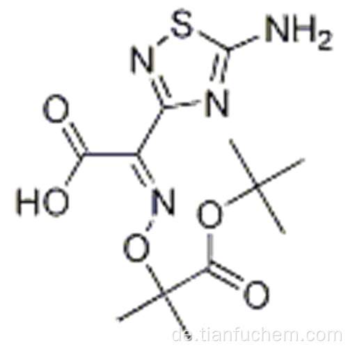 1,2,4-Thiadiazol-3-essigsäure, 5-amino-a - [[2- (1,1-dimethylethoxy) -1,1-dimethyl-2-oxoethoxy] imino] - (57194299, Z) - CAS 76028-96-1